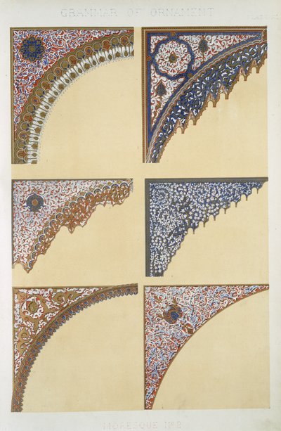 Moresque No 2, Plate XI by Owen Jones